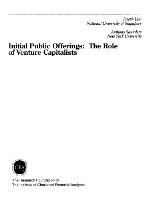 Initial Public Offerings