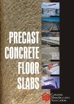 Precast concrete floor slabs.
