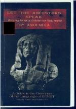 Let the Ancestors Speak