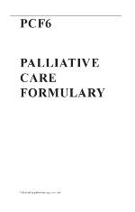 Palliative Care Formulary