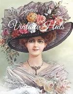 Vintage Hats: A Grayscale Coloring Book