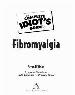 The complete idiot's guide to fibromyalgia