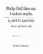 Philip Hall Likes Me. I Reckon Maybe.