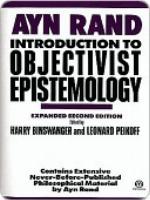 Introduction to Objectivist Epistemology