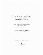 You Can't Afford to Get Sick