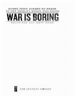 War Is Boring