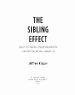 The Sibling Effect