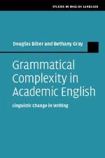 Grammatical Complexity in Academic English