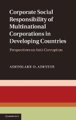 Corporate Social Responsibility of Multinational Corporations in Developing Countries