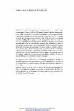 Gender and Culture in Psychology