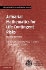 Actuarial Mathematics for Life Contingent Risks