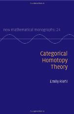 Categorical Homotopy Theory