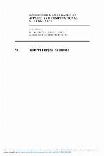 Volterra Integral Equations