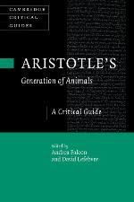 Aristotle's Generation of Animals