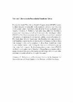 National Liberation in Postcolonial Southern Africa