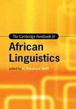 The Cambridge Handbook of African Linguistics