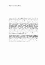 Metaphors in the Mind