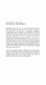 The Cambridge Companion to Natural Law Ethics