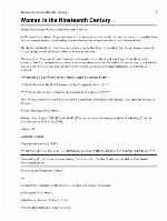 Woman in the Nineteenth Century