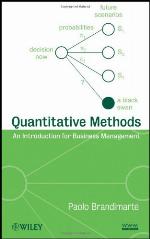 Quantitative Methods An Introduction for Business Management