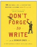Don't Forget to Write for the Secondary Grades