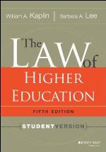 The Law of Higher Education, Student Version