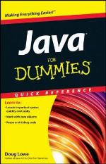 Java for Dummies Quick Reference