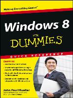 Windows 8 For Dummies Quick Reference