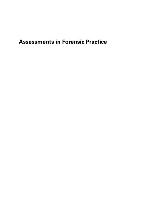 Assessments in forensic practice a handbook