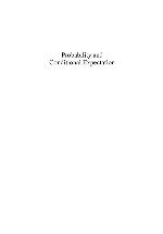 Probability and Conditional Expectation