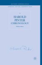 A Harold Pinter Chronology