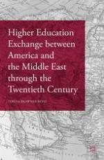 Higher education exchange between America and the Middle East through the twentieth century