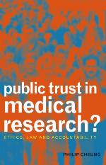 Public Trust in Medical Research?