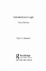 Introduction to Logic