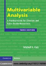 Multivariable analysis : a practical guide for clinicians and public health researchers