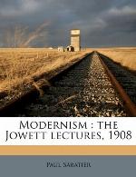 Modernism : the jowett lectures, 1908.