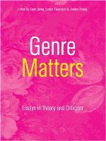 Genre Matters