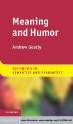 Meaning and Humour