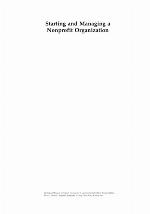 Starting and Managing a Nonprofit Organization