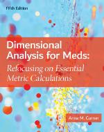 Dimensional Analysis For Meds: Refocusing On Essential Metric Calculations