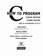 C How to Program with an Introduction to C++
