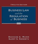 Business Law and the Regulation of Business