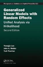 Generalized Linear Models with Random Effects : Unified Analysis Via H-Likelihood, Second Edition.