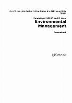 Cambridge IGCSE and O Level environmental management coursebook
