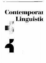 Study Guide for Contemporary Linguistics
