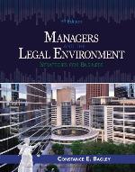 Managers and the Legal Environment
