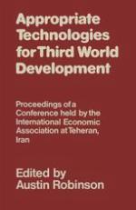 Appropriate Technologies for Third World Development: Proceedings of a Conference held by the International Economic Association at Teheran, Iran