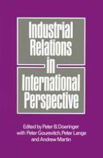 Industrial Relations in International Perspective: Essays on Research and Policy