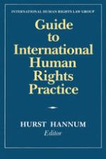 Guide to International Human Rights Practice