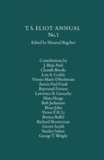 T.S. Eliot Annual